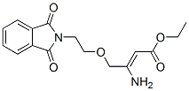 Ethyl 3-amino-4-(2-phthalimidoethoxy)crotonate Structure,265136-65-0Structure
