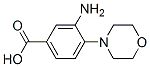 3-Amino-4-(4-morpholinyl)benzoic acid Structure,26586-19-6Structure