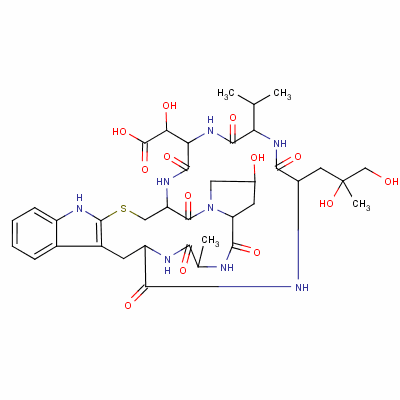 类鬼笔毒环肽结构式_26645-35-2结构式