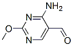 4-Amino-2-methoxy-5-pyrimidinecarboxaldehyde Structure,26664-09-5Structure