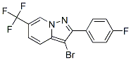 3-Bromo-2-(4-fluorophenyl)-6-(trifluoromethyl)pyrazolo[1,5-a]pyridine Structure,267235-95-0Structure