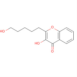 3-Hydroxy-2-(5-hydroxypentyl)chromen-4-one Structure,267400-83-9Structure