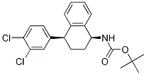 顺式-4-(3,4-二氯苯基)-1,2,3,4-四氢 N-Boc-1-萘胺结构式_267884-84-4结构式