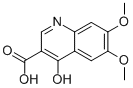 3-Quinolinecarboxylic acid, 4-hydroxy-6,7-dimethoxy- Structure,26893-22-1Structure