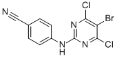 4-[(5-溴-4,6-二氯-2-嘧啶)氨基]-苯甲腈结构式_269055-75-6结构式