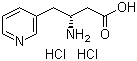 (R)-3-氨基-4-(3-吡啶)丁酸双盐酸盐结构式_269396-64-7结构式