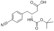 Boc-(r)-3-氨基-4-(4-氰基苯基)丁酸结构式_269726-86-5结构式