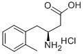 (S)-3-amino-4-(2-methylphenyl)butanoic acid hydrochloride Structure,270062-89-0Structure