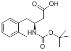 Boc-(s)-3-氨基-4-(2-甲基苯基)丁酸结构式_270062-90-3结构式