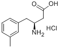 (S)-3-amino-4-(3-methylphenyl)butanoic acid hydrochloride Structure,270062-92-5Structure