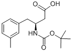 Boc-(s)-3-氨基-4-(3-甲基苯基)丁酸结构式_270062-93-6结构式