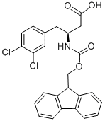 Fmoc-(s)-3-氨基-4-(3,4-二氯苯基)丁酸结构式_270063-52-0结构式