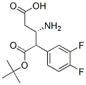 Boc-(s)-3-amino-4-(3,4-difluorophenyl)butanoic acid Structure,270063-54-2Structure