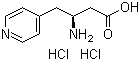 (s)-3-氨基-4-(4-吡啶)丁酸双盐酸盐结构式_270065-68-4结构式