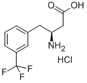 (S)-3-amino-4-(3-trifluoromethylphenyl)butanoic acid hydrochloride Structure,270065-76-4Structure