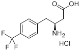 (S)-3-amino-4-(4-trifluoromethylphenyl)butanoic acid hydrochloride Structure,270065-79-7Structure