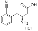 (S)-3-amino-4-(2-cyanophenyl)butanoic acid hydrochloride Structure,270065-82-2Structure