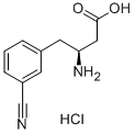 (S)-3-amino-4-(3-cyanophenyl)butanoic acid hydrochloride Structure,270065-85-5Structure