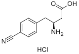 (S)-3-amino-4-(4-cyanophenyl)butanoic acid hydrochloride Structure,270065-88-8Structure
