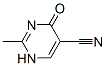 1,6-二氢-2-甲基-6-氧代-5-嘧啶甲腈结构式_27058-54-4结构式