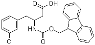 Fmoc-(s)-3-amino-4-(3-chlorophenyl)butanoic acid Structure,270596-40-2Structure