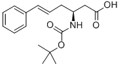 Boc-(S)-3-氨基-6-苯基-5-己酸结构式_270596-44-6结构式