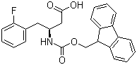 Fmoc-(s)-3-amino-4-(2-fluorophenyl)butanoic acid Structure,270596-49-1Structure
