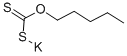 正戊基黄原酸钾结构式_2720-73-2结构式