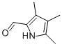 3,4,5-三甲基-1H-吡咯-2-羧醛结构式_27226-50-2结构式