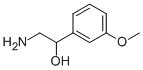 2-氨基-1-(3-甲氧基苯基)乙醇结构式_27382-18-9结构式