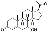 4-孕烯-7alpha-醇-3,20-二酮结构式_27534-93-6结构式