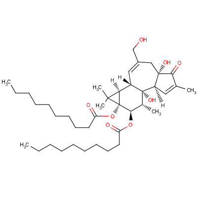 4a-佛波醇 12,13-二癸酸酯结构式_27536-56-7结构式