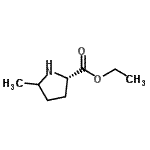 (6ci,7ci,9ci)-5-甲基-脯氨酸乙酯结构式_2764-43-4结构式