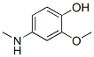 (9CI)-2-甲氧基-4-(甲基氨基)-苯酚结构式_278169-57-6结构式