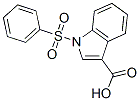 1-(苯磺酰基)-1H-吲哚-3-羧酸结构式_278593-17-2结构式