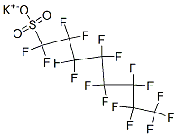 Potassium heptadecafluoro-1-octanesulfonate Structure,2795-39-3Structure
