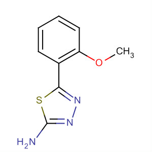 2-氨基-5-(2-甲氧基苯基)-1,3,4-噻二唑结构式_28004-56-0结构式