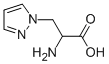 2-氨基-3-吡唑-1-丙酸结构式_28024-60-4结构式