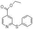 2-(苯基硫代)-吡啶-4-羧酸乙酯结构式_282087-47-2结构式