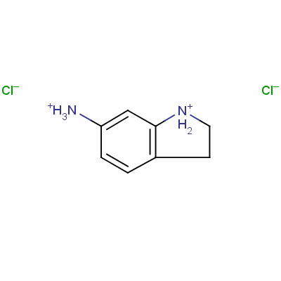 6-氨基-2,3-二氢吲哚双盐酸盐结构式_28228-73-1结构式