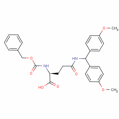 Z-gln(dod)-oh结构式_28252-49-5结构式