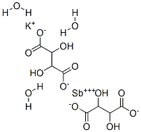 酒石酸氧锑钾结构式_28300-74-5结构式