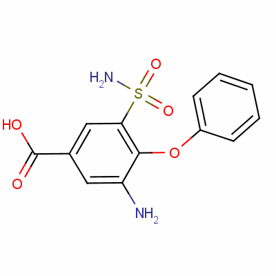 3-氨基-5-(氨基磺酰基)-4-苯氧基苯甲酸结构式_28328-54-3结构式