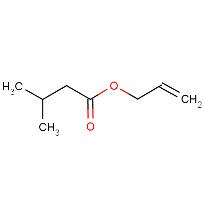 异戊酸烯丙酯结构式_2835-39-4结构式