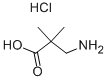 3-氨基-2,2-二甲基丙酸盐酸盐结构式_2843-19-8结构式