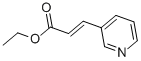 3-吡啶丙烯酸乙酯结构式_28447-17-8结构式
