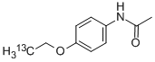非那西汀-乙氧基-2-13C结构式_286425-41-0结构式