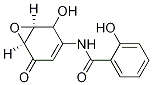 Cis(+/-)-2-hydroxy-n-(2-hydroxy-5-oxo-7-oxabicyclo[4.1.0]hept-3-en-3-yl)benzamide Structure,287194-38-1Structure
