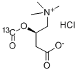 乙酰基-1-13C-L-肉毒碱盐酸盐结构式_287389-45-1结构式