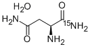 L-天冬酰胺-15N一水结构式_287484-30-4结构式